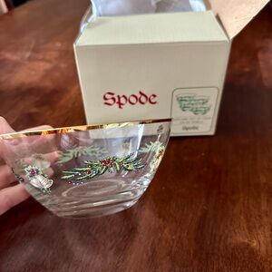 Spode garland Christmas salad bowls